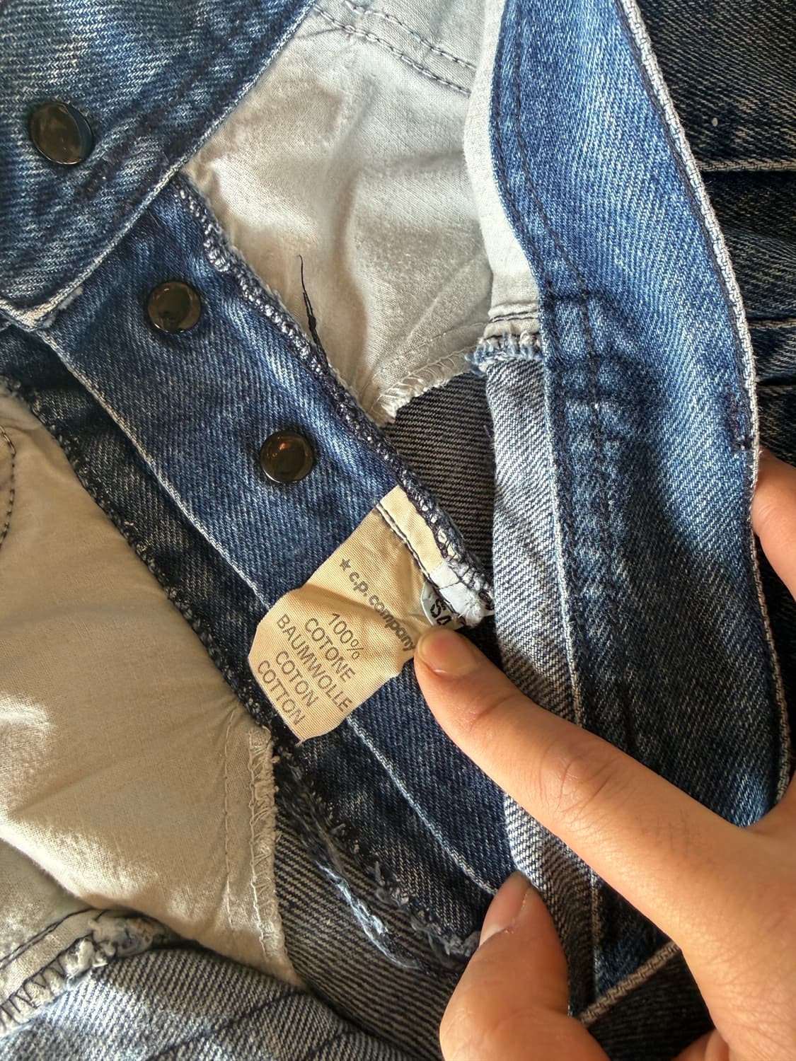 90s 스톤 아일랜드 데님 green edge 상품이미지4