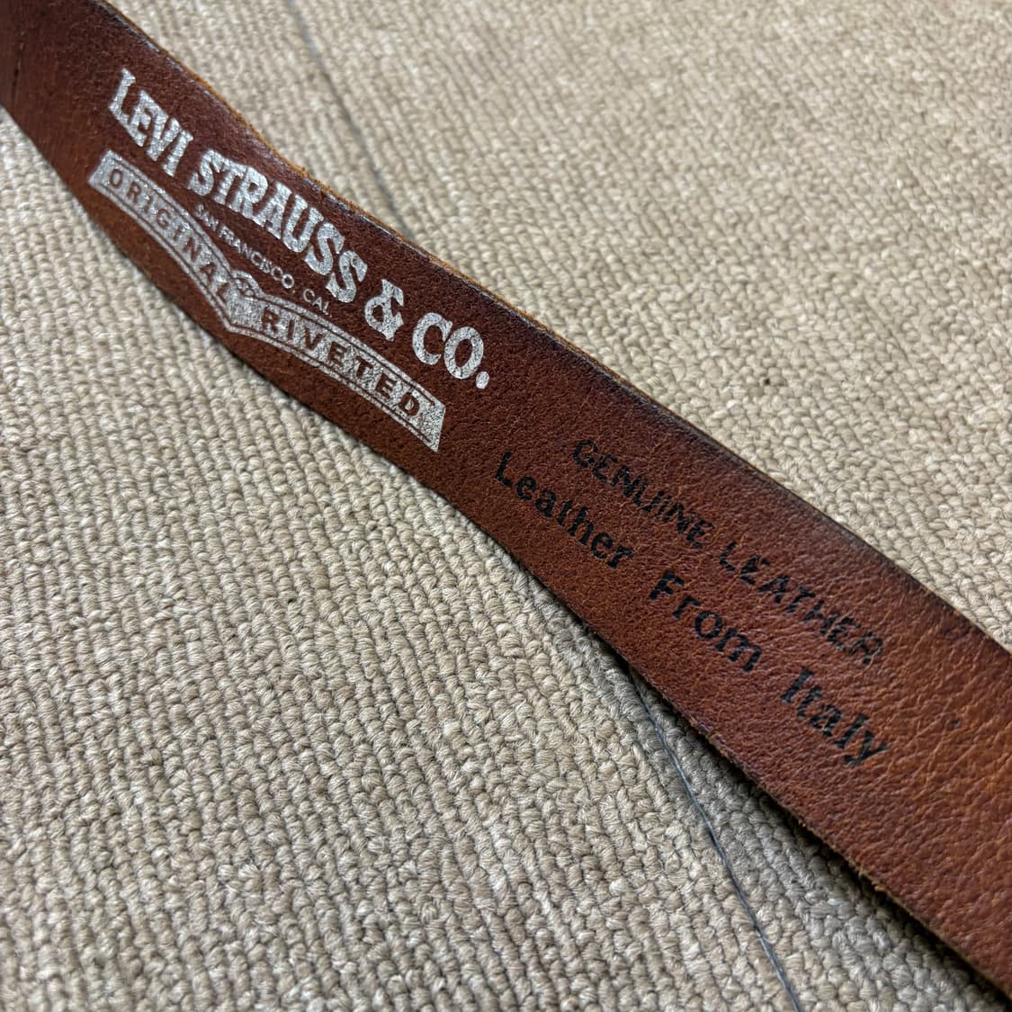 levis 리바이스 빈티지 레더 벨트  상품이미지2