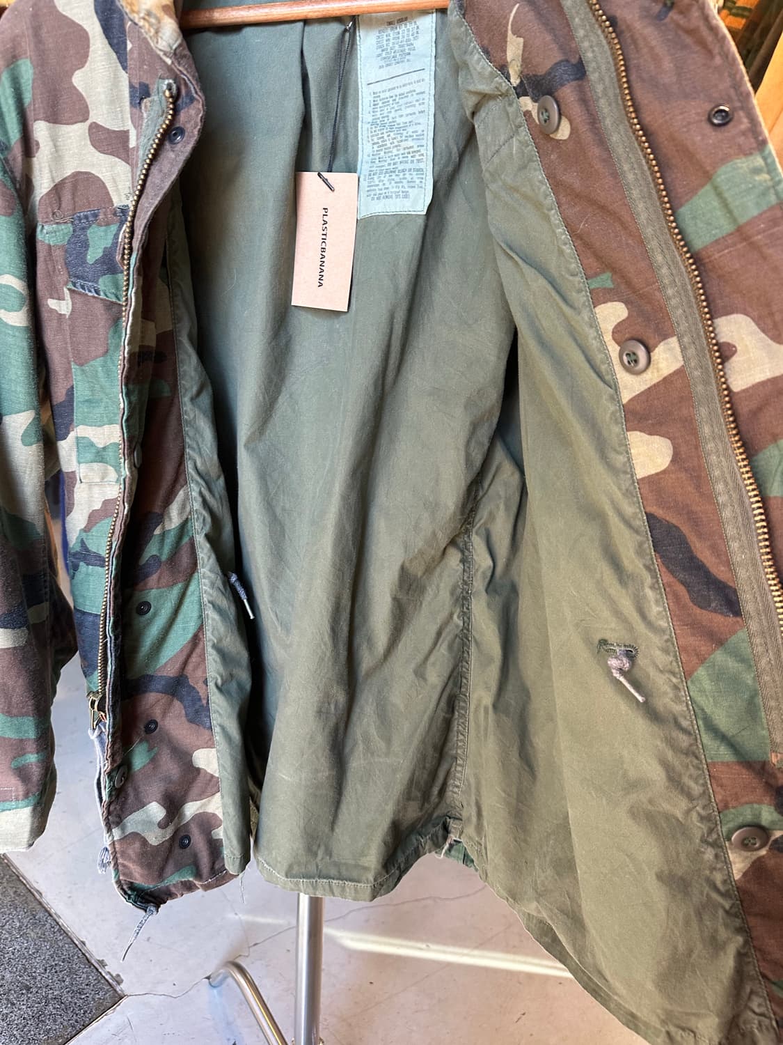 80s Us Army 우드랜드 m65필드자켓 S-R 상품이미지8