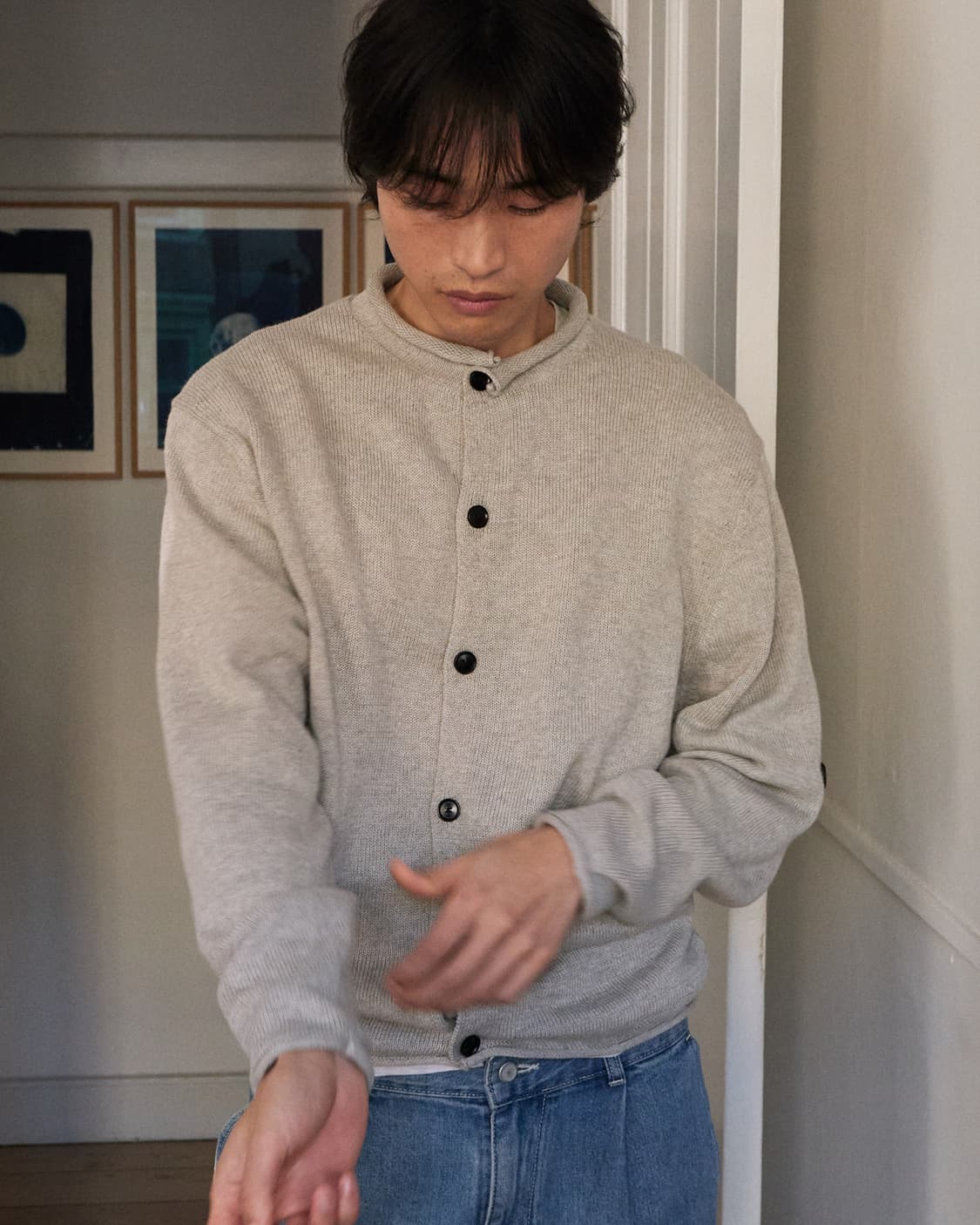 구매) 씨솔트 루프헴 가디건 3 상품이미지2