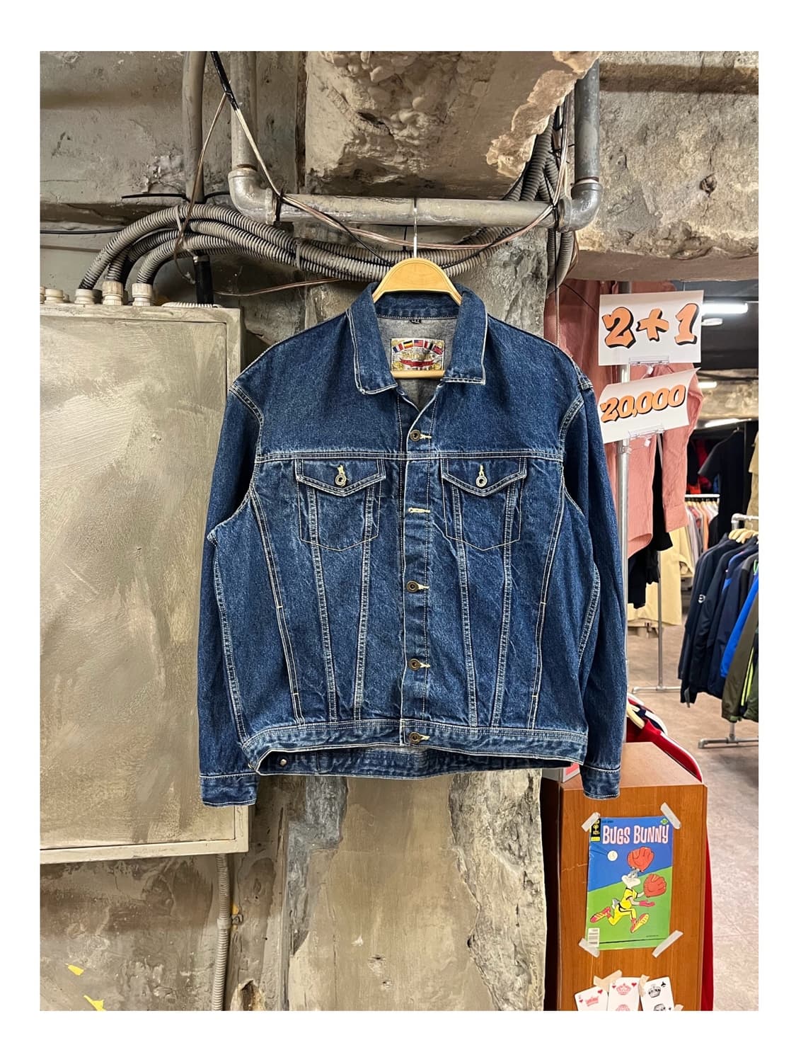 빈티지 데님 자켓 3XL #csz3315 상품이미지1