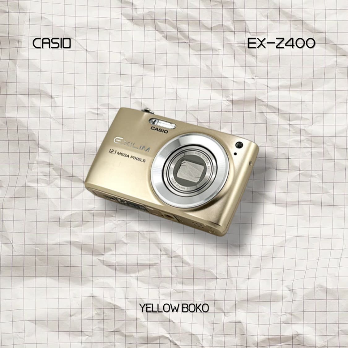[NEW] CASIO 카시오 엑슬림 EX-Z400 레트로 디지털 카메라 상품이미지1