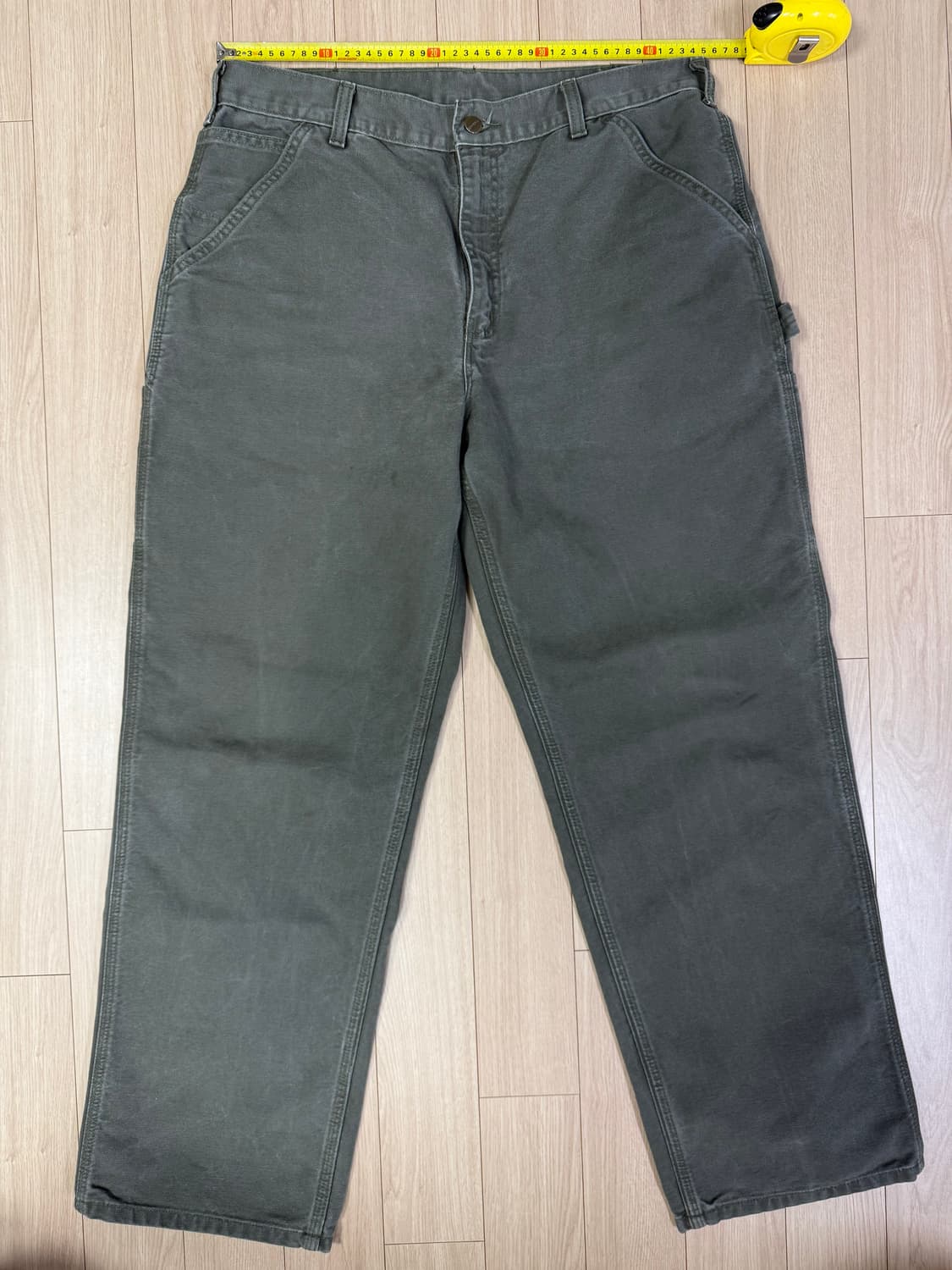 빈티지  칼하트 워크팬츠 모스그린  상품이미지3