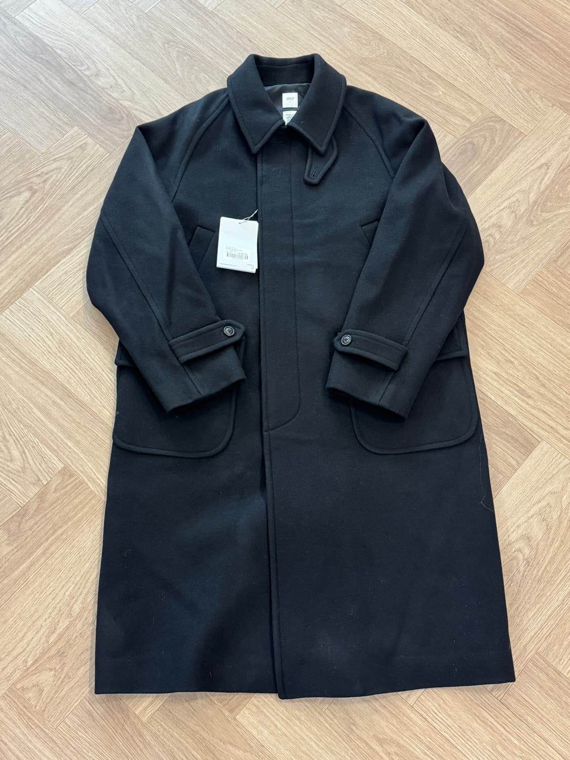 어나더오피스 보이저 발마칸코트 - 블랙 2사이즈 상품이미지1