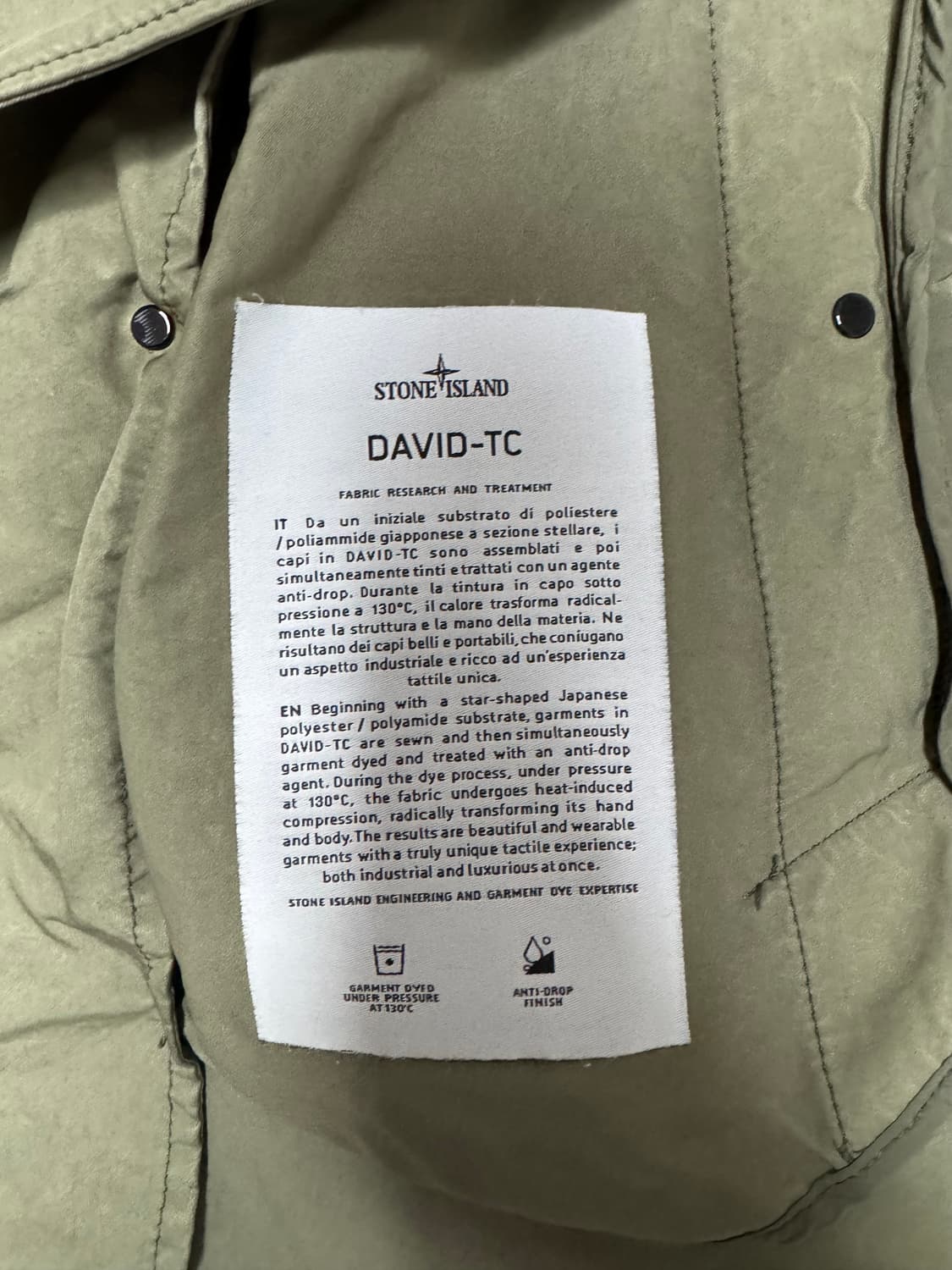 스톤아일랜드 다비드 tc 코트 상품이미지5