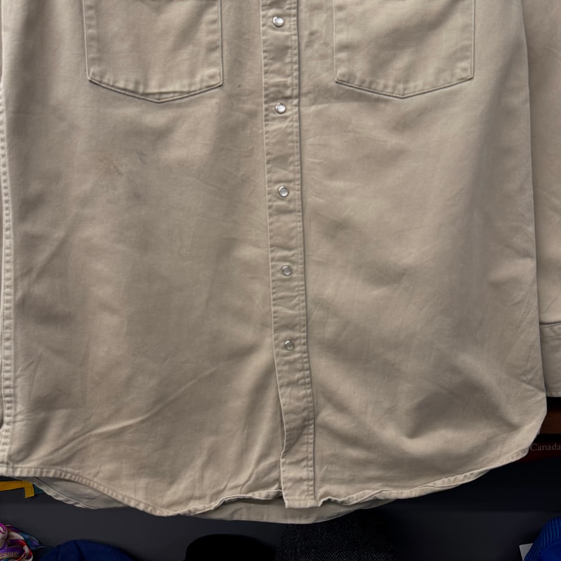 칼하트 오리지널 펄 스냅 웨스턴 워크 셔츠 N218 상품이미지4