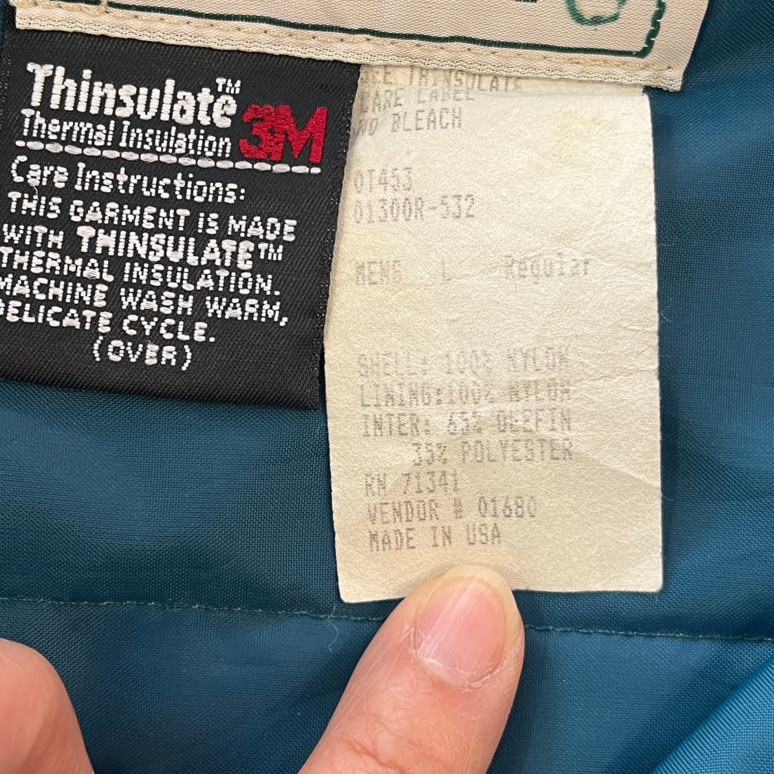 LL Bean 90's 패딩 아노락 made in usa 상품이미지5