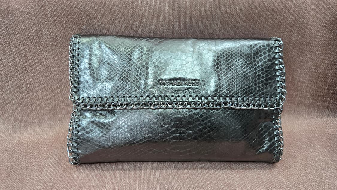 마이클코어스 체인 클러치백 숄더백 실버 상품이미지1