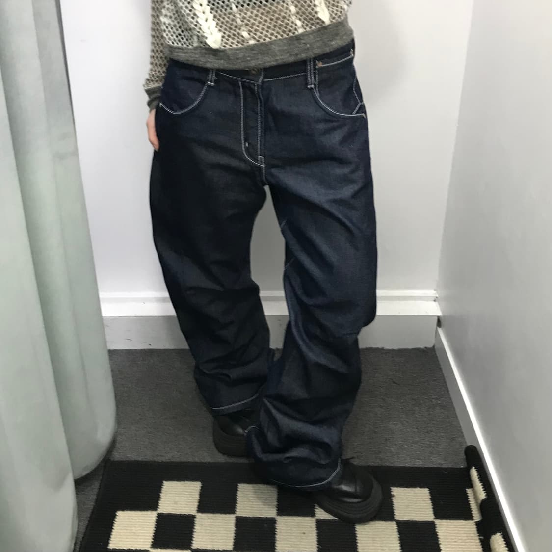 에비수 엔지니어드 데님팬츠 상품이미지3