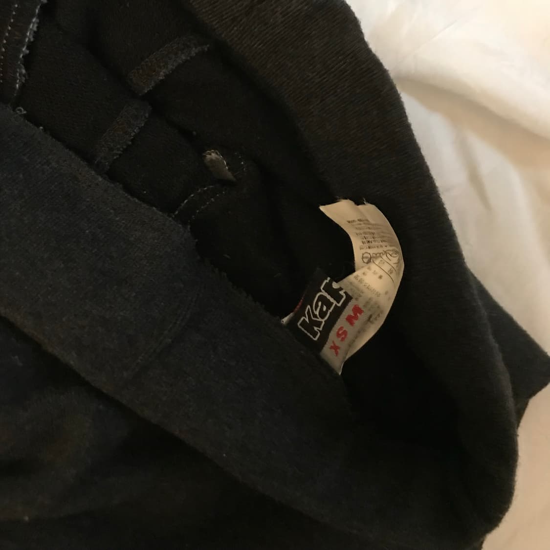 SET🤍Kappa 카파 갸루 딱붙핏 차콜 트레이닝 셋업 상품이미지10