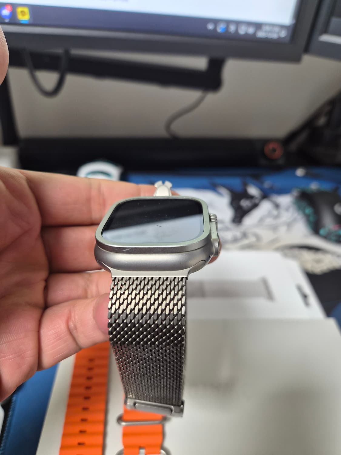 애플워치 울트리2 + 티타늄스트랩 미디움 상품이미지4