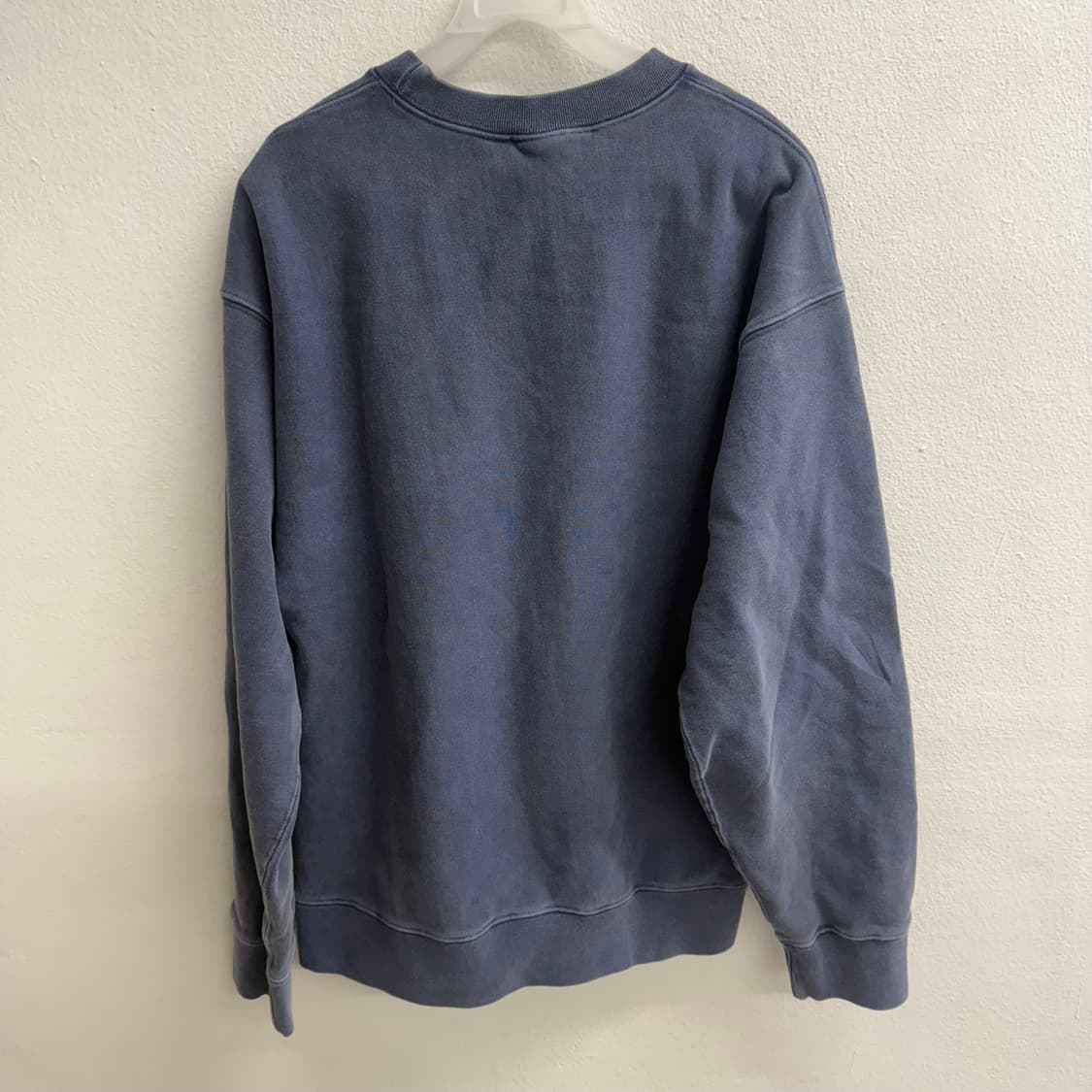 아웃스탠딩 네이비(NAVY) 프린팅 블루 맨투맨 S 상품이미지3