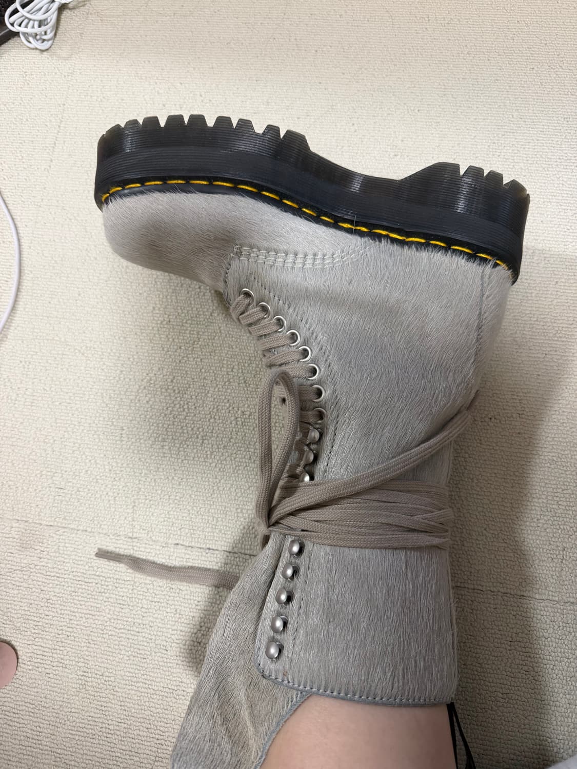 릭오웬스 닥터마틴 부츠 상품이미지1