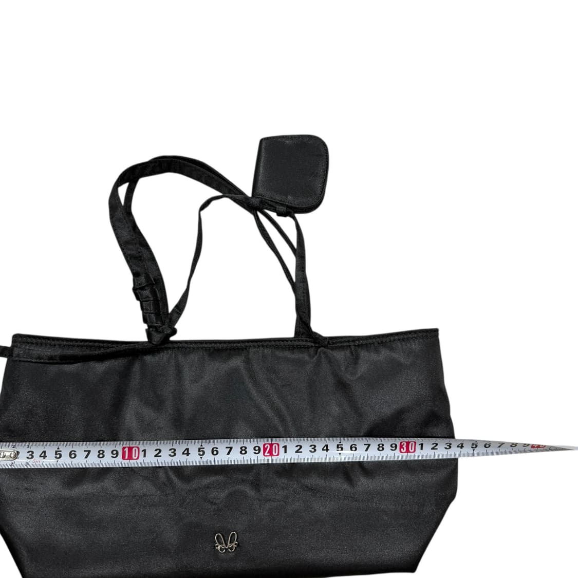 MMLG 우먼 사틴 숄더백 가방 블랙 상품이미지9