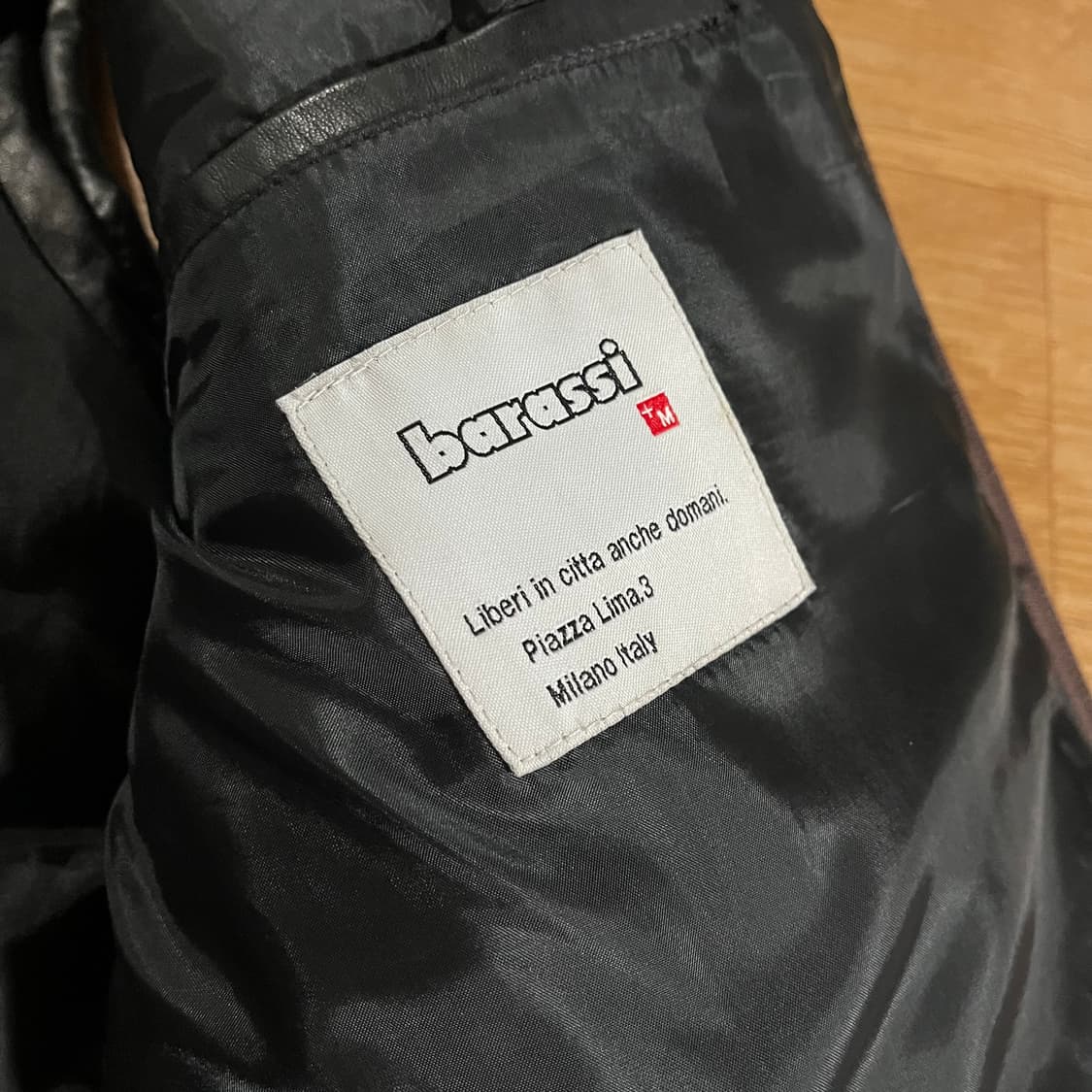 [100] 바라시 밀라노 구스 레더 베스트 상품이미지7