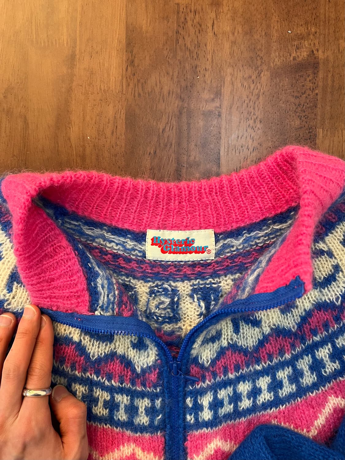 히스테릭 글래머 울 모헤어 니트 가디건 상품이미지4