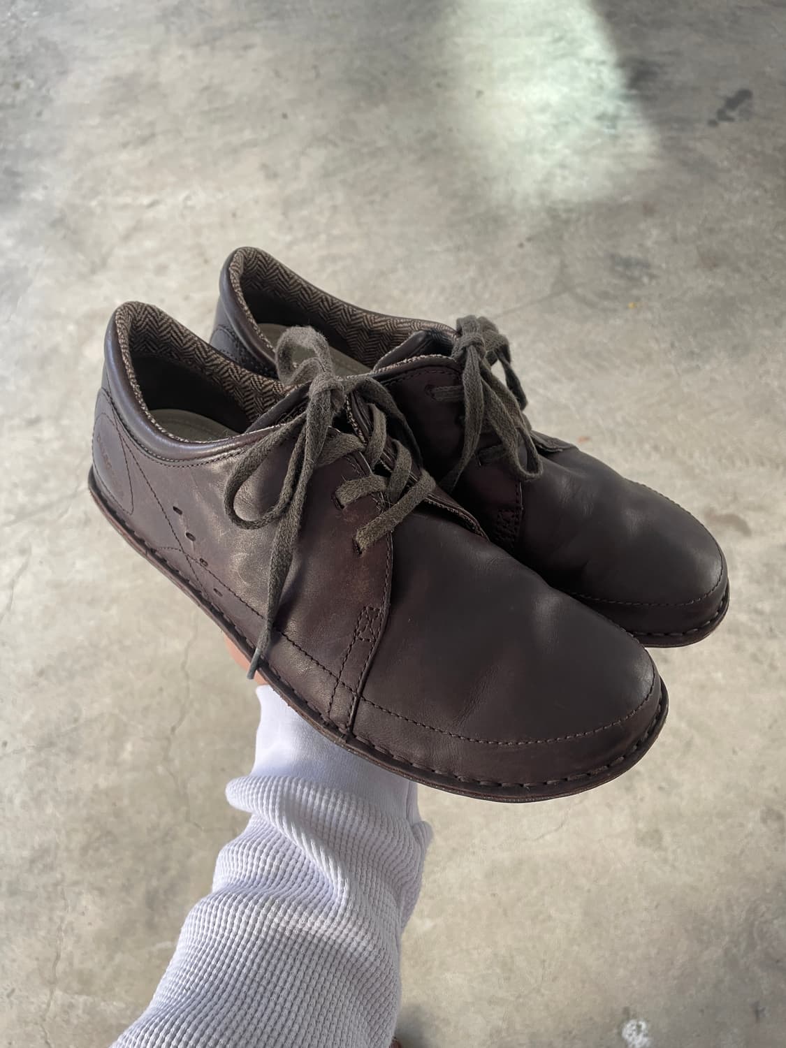 00s Patagonia Loulu Velvet Brown Leather 상품이미지1