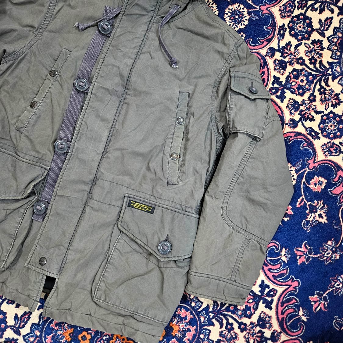 폴로랄프로렌 빈티지 라쿤퍼 유틸리티 야상 점퍼  상품이미지3