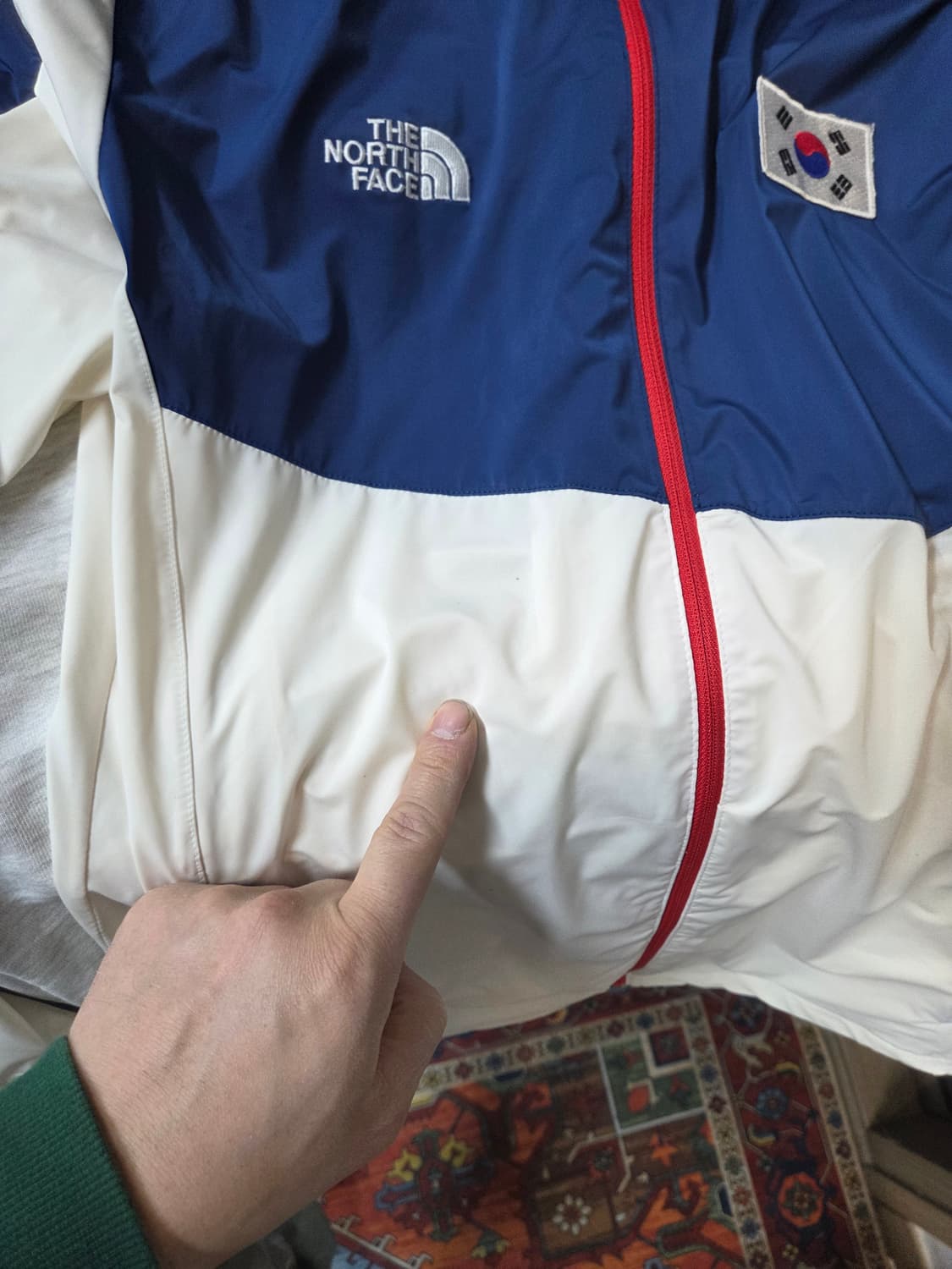 노스페이스 팀코리아 져지 집업자켓 L 상품이미지5