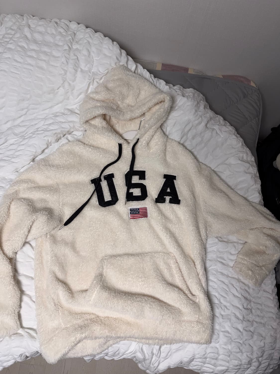 USA 앙고라 후드 상품이미지1