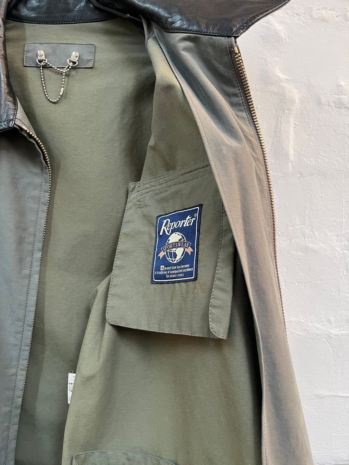 Reporter 레더 칼라 워크 자켓 48 상품이미지6