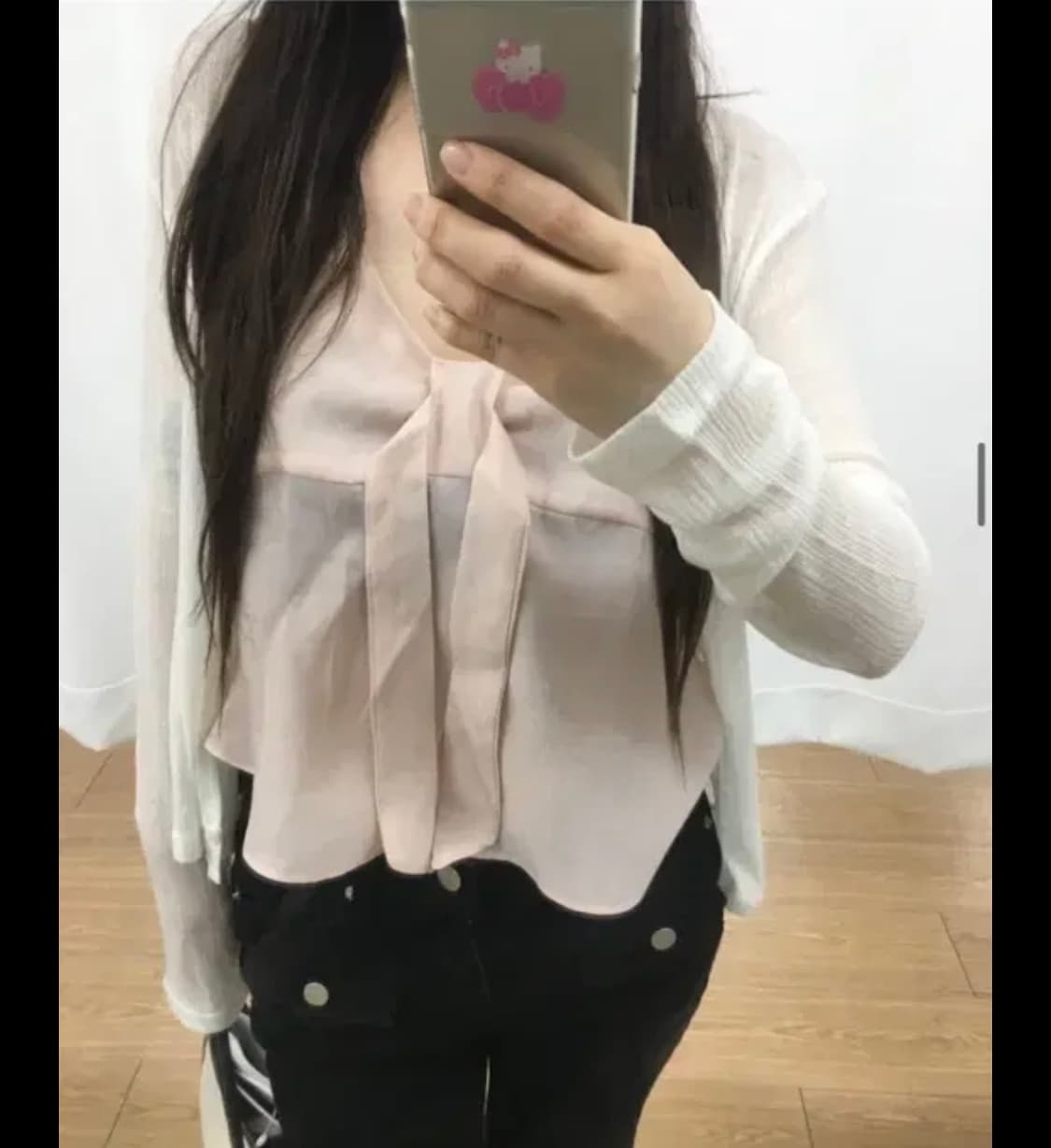 아워캐비넷 resort satin sleeveless  상품이미지1