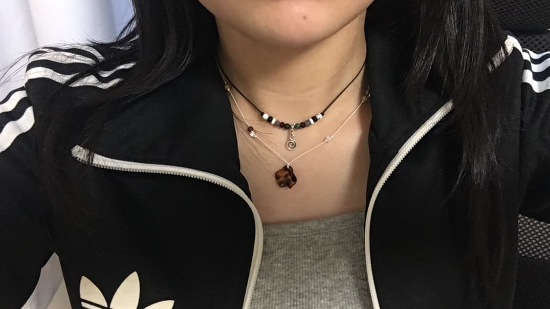 비즈 끈목걸이 (실물갑‼️) 상품이미지4