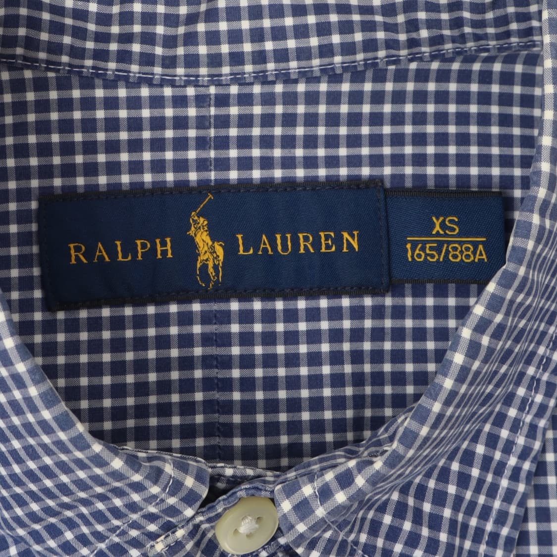 폴로 랄프로렌 블루 체크 셔츠 상품이미지8