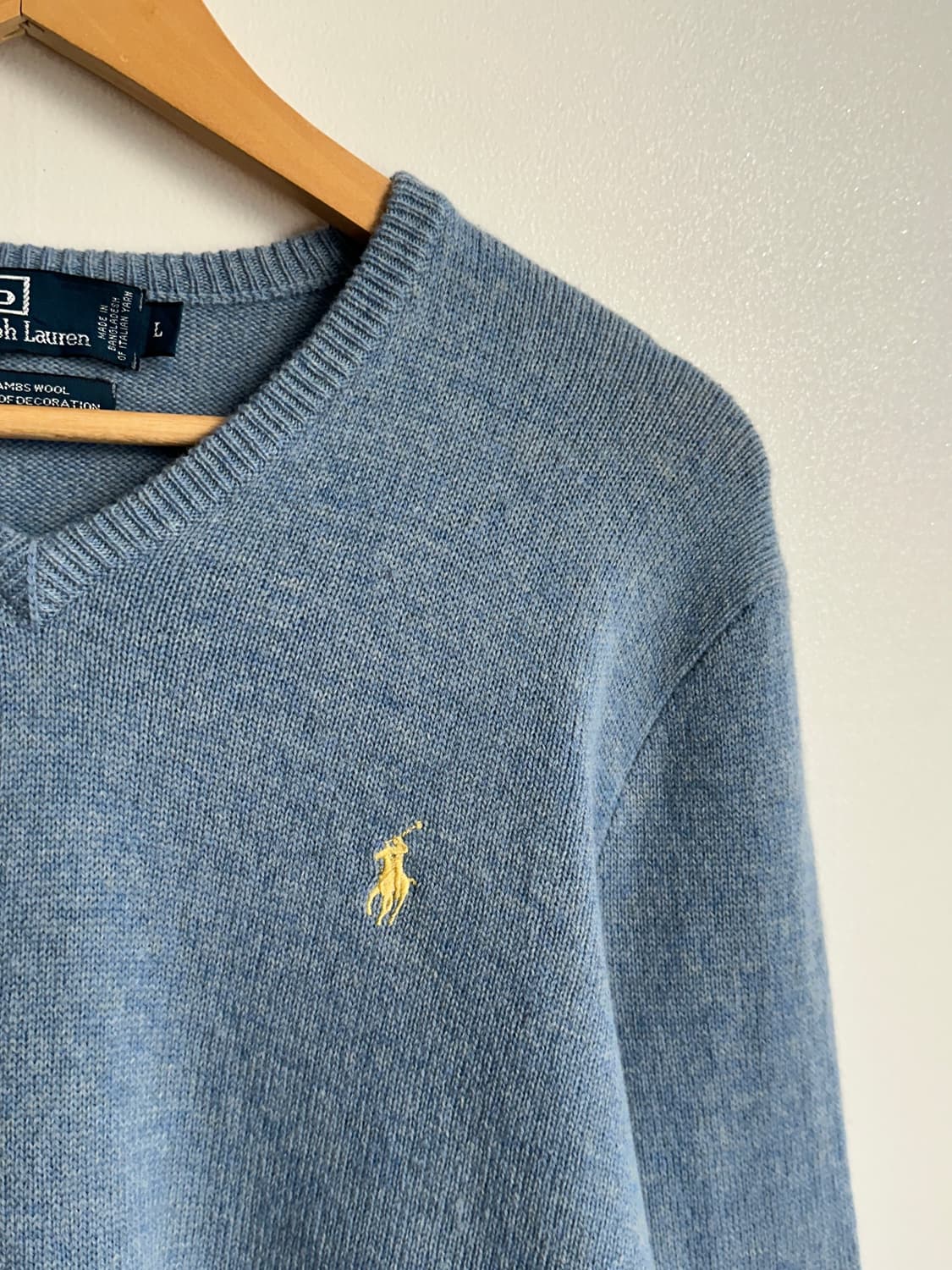 폴로 랄프로렌 램스울 니트 L 상품이미지3
