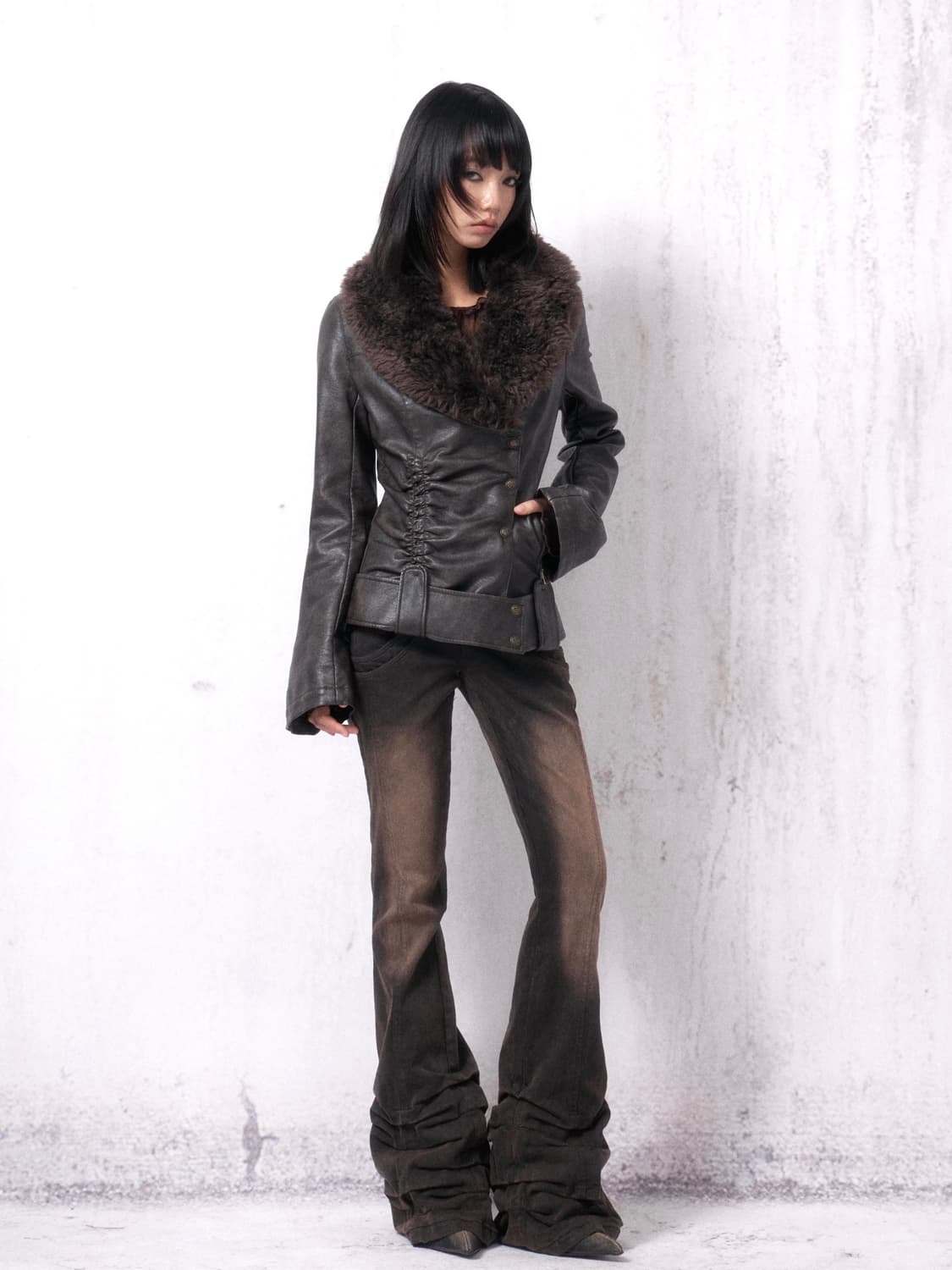 브라운 퍼 자캣 상품이미지4