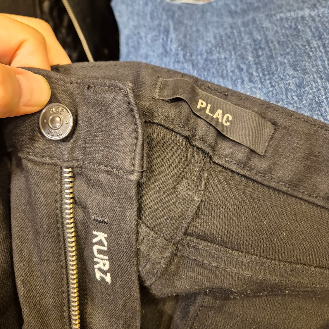 34인치 플랙진 KURZ 슬림핏 블랙진  상품이미지4