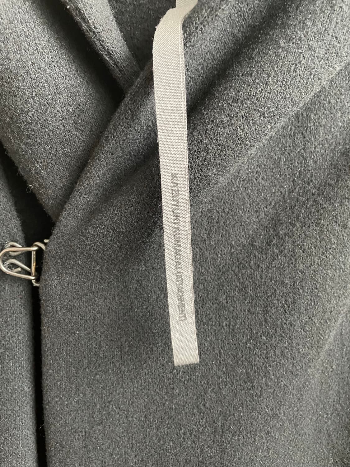 카즈유키쿠마가이 후크 더블레이어 코트 상품이미지6