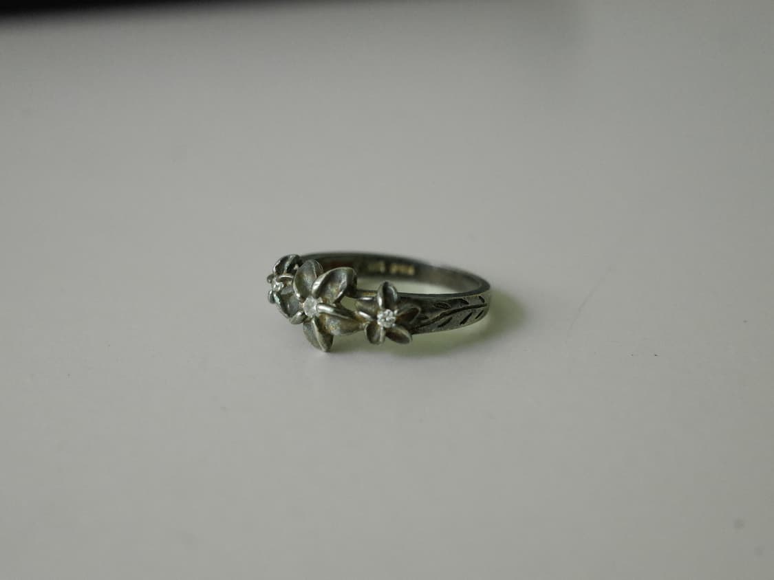 silver 925 flower ring 상품이미지1