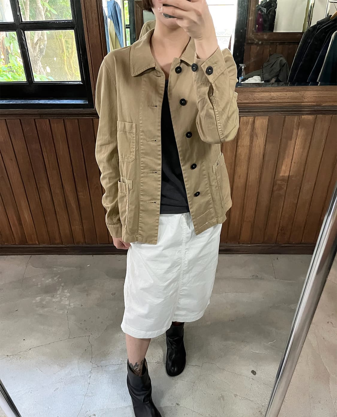 MHL cotton beige kacket 상품이미지2
