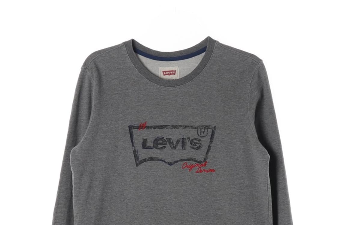 리바이스 그레이 맨투맨 160 상품이미지3