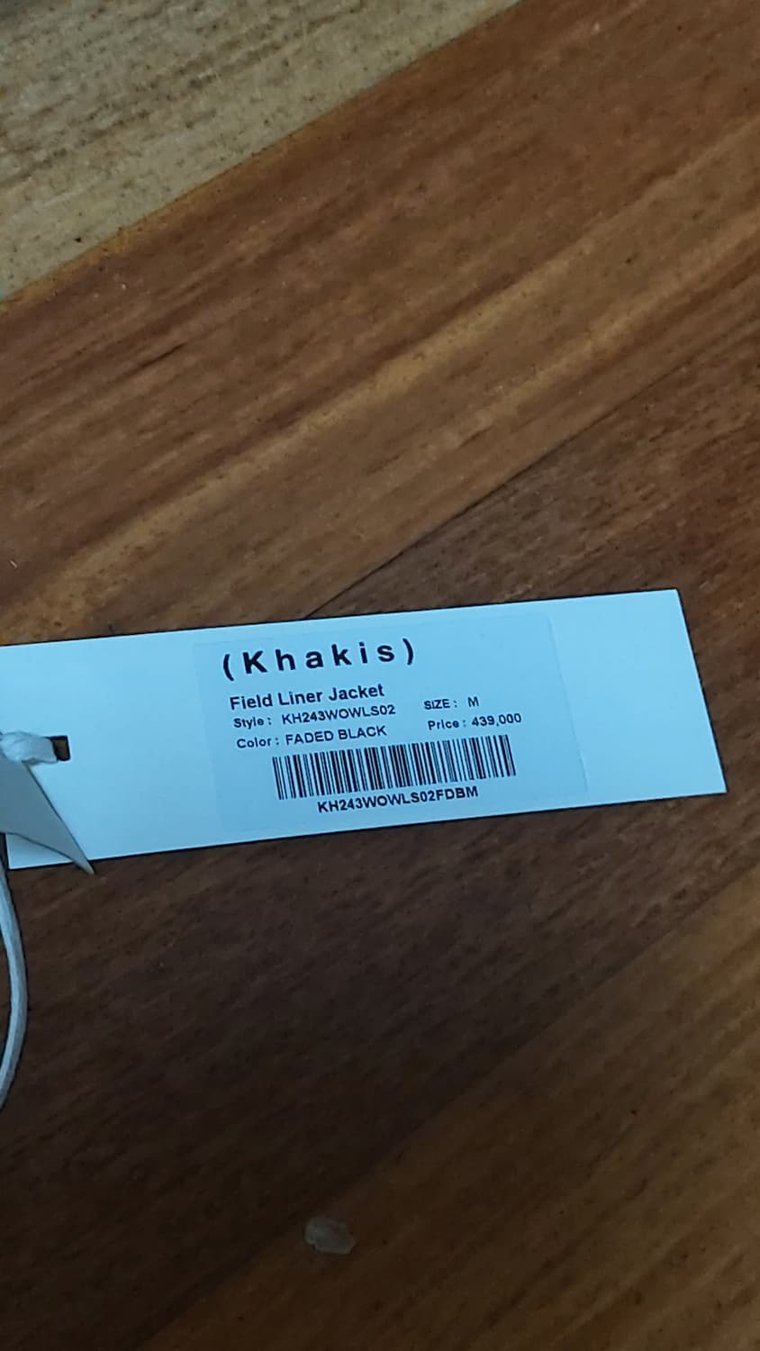 [M]카키스 필드 라이너 자켓 페이디드 블랙 상품이미지3