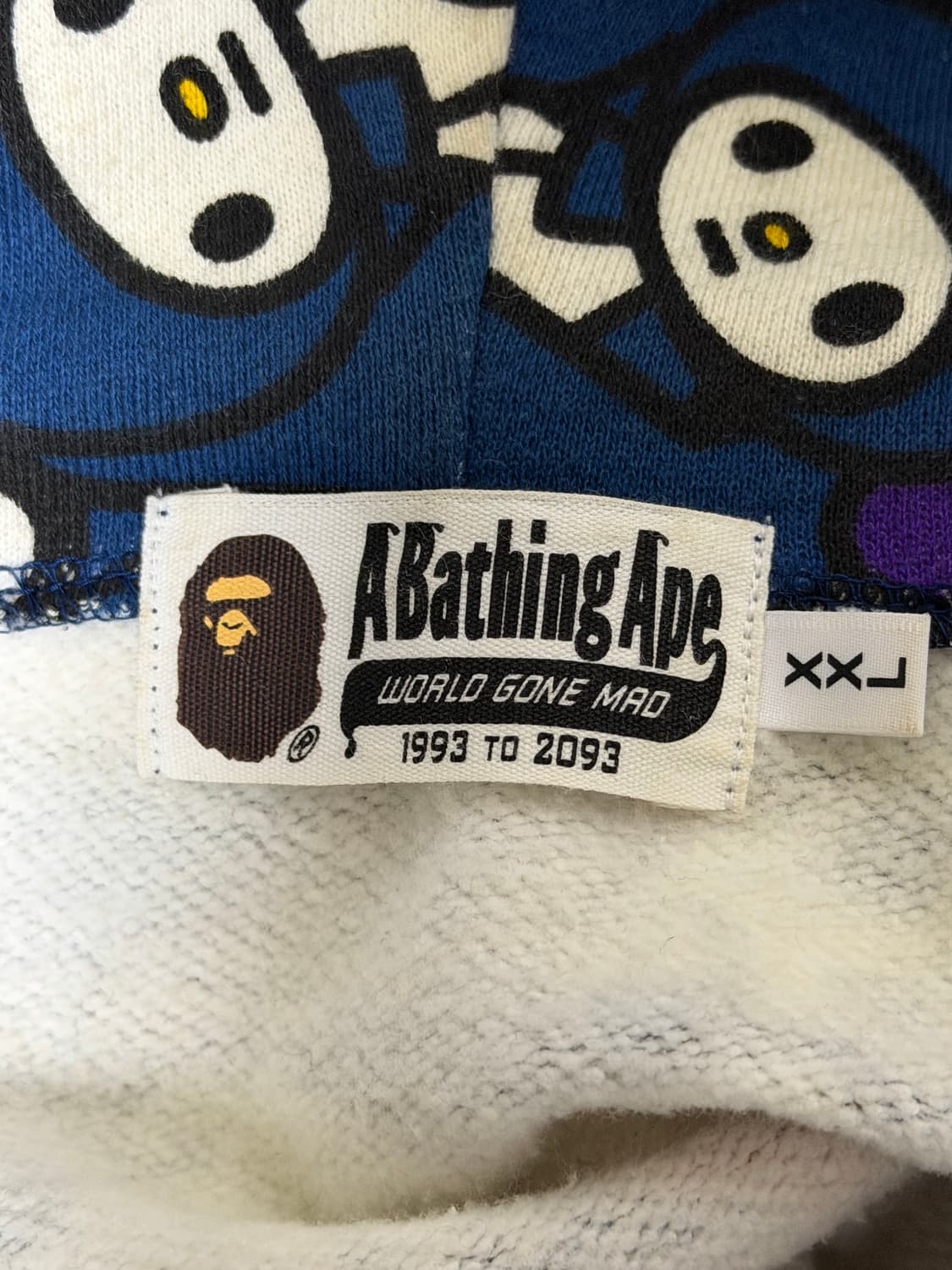 베이프 X 마이멜로디 샤크 풀 집업 후드 XXL 상품이미지3