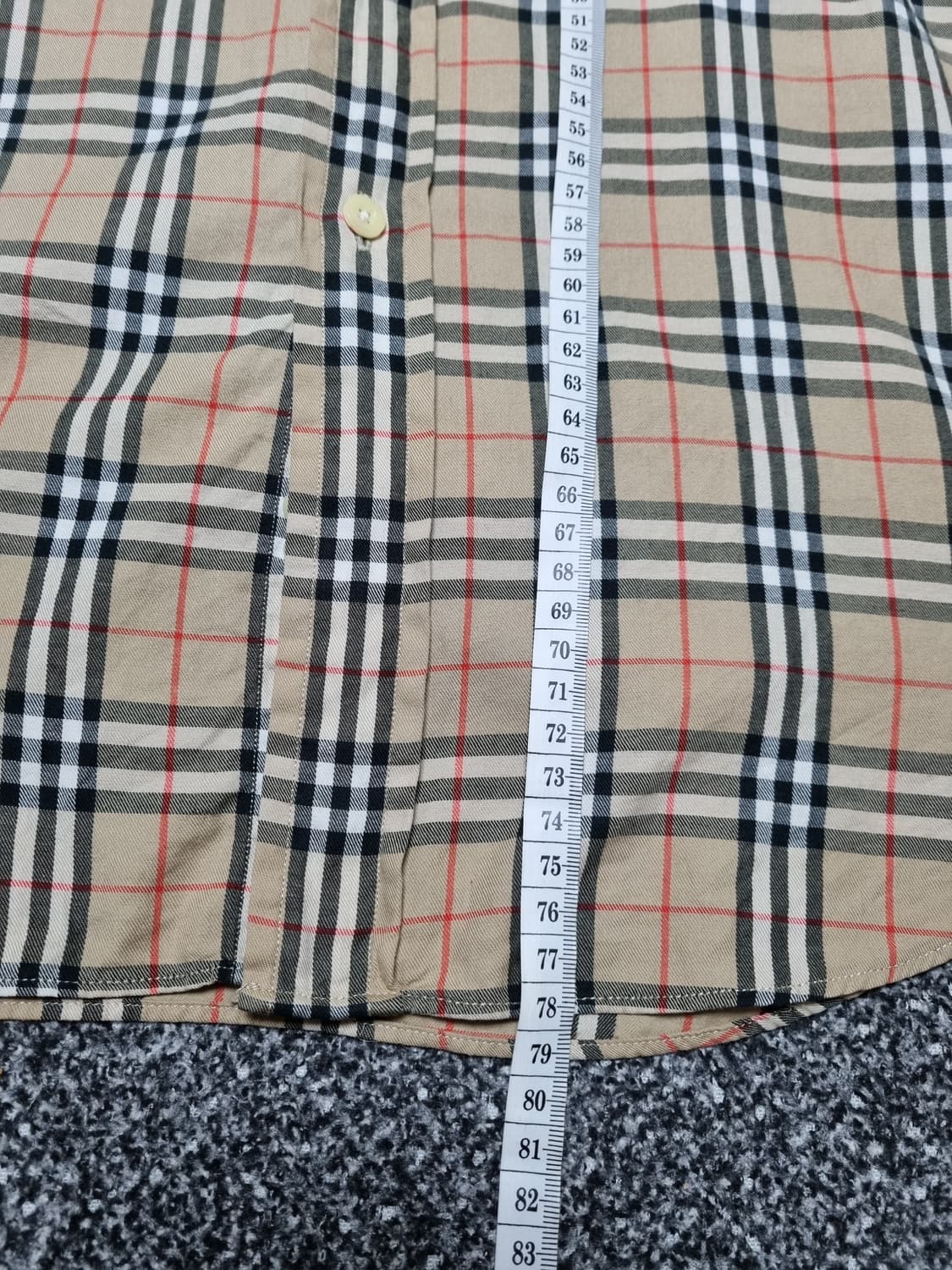 (정품) 버버리 남성 노바체크 셔츠 남방 상품이미지8