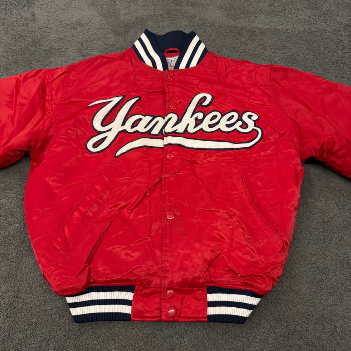 [정품/S] 스타터 뉴욕양키스 스타디움 바시티 자켓 상품이미지3