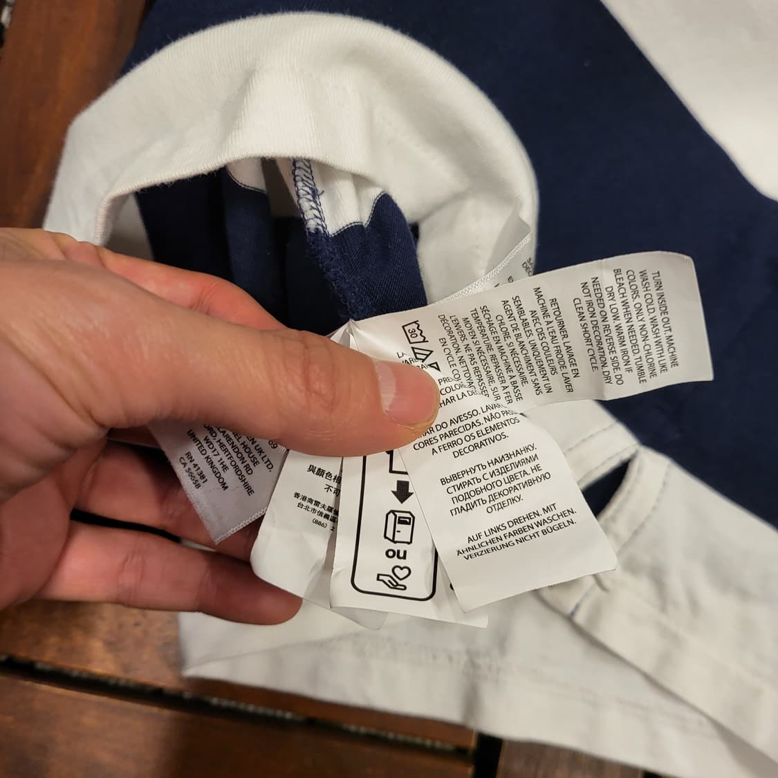 폴로 랄프로렌 아이코닉 럭비 셔츠 (L) 상품이미지9