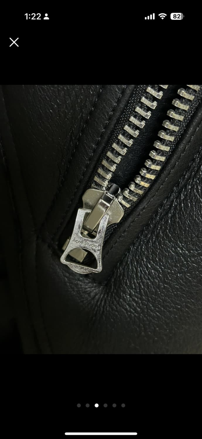 Acne studios 가죽 시어링 자켓 32사이즈 상품이미지3