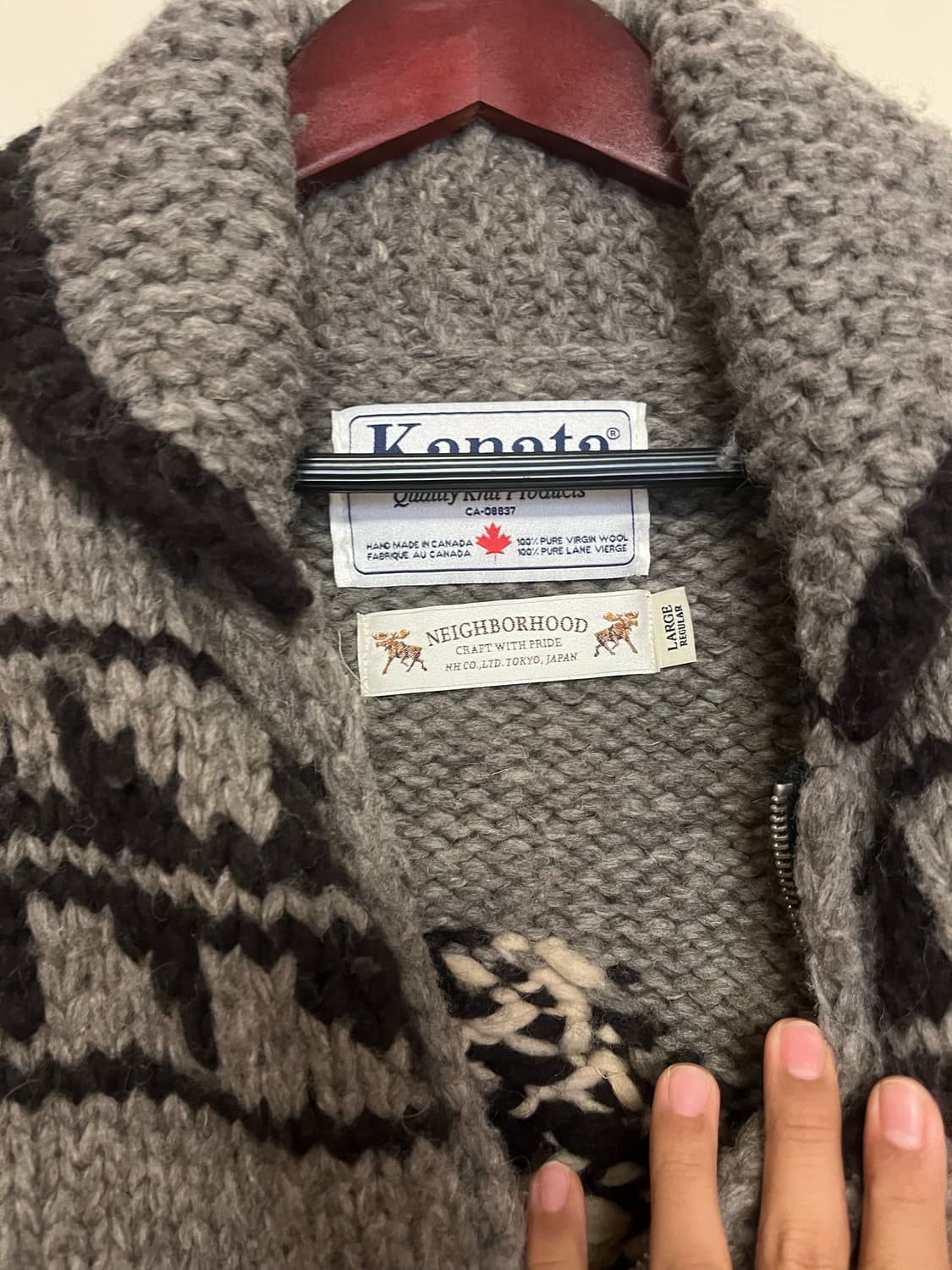 네이버후드 카나타 코위찬 니트 상품이미지2