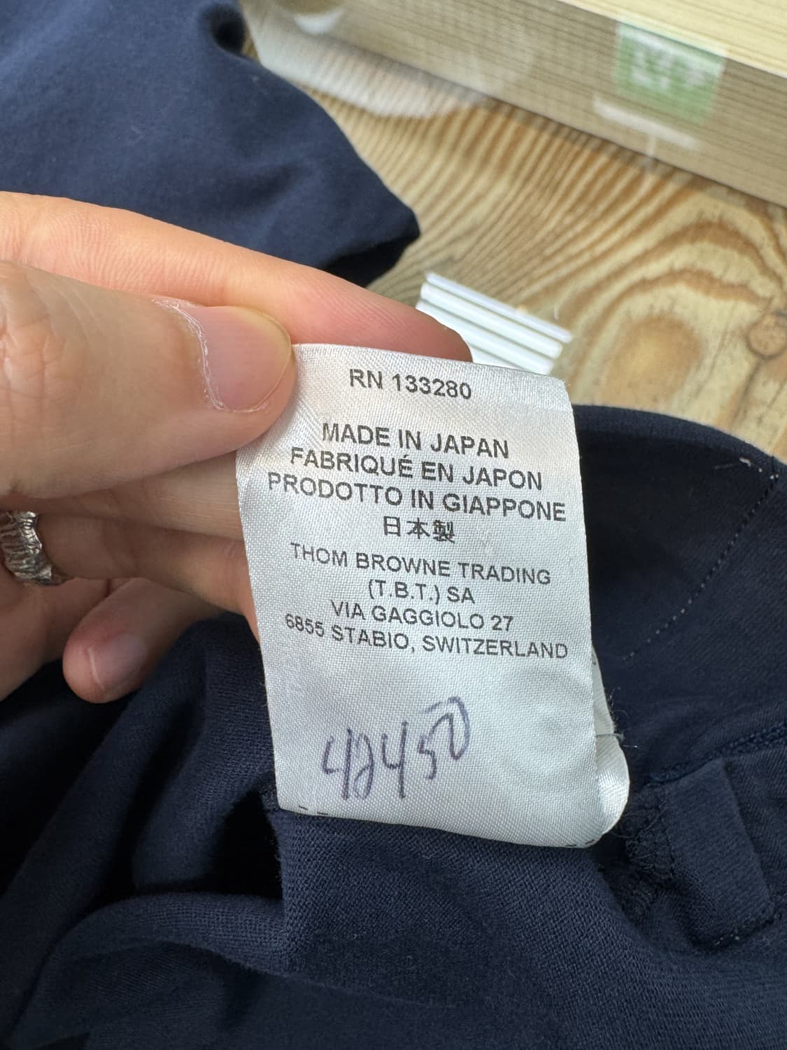 톰 브라운 26S/S 링거 티셔츠 상품이미지7