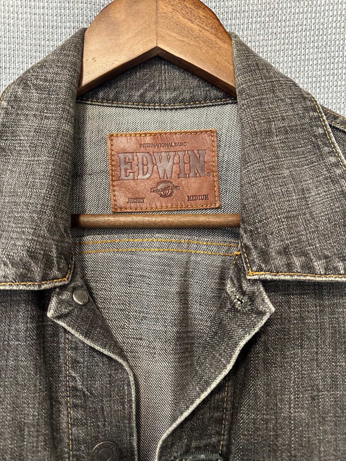 에드윈 EDWIN 블랙 워시 데님 자켓 상품이미지3