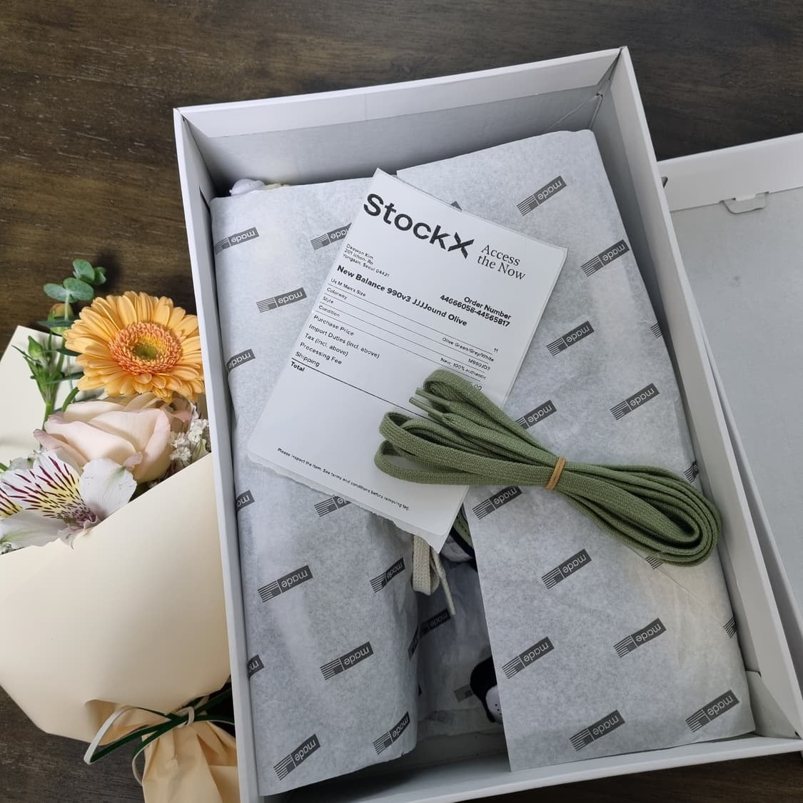 뉴발란스 990v3 올리브 자운드 [290] 상품이미지9