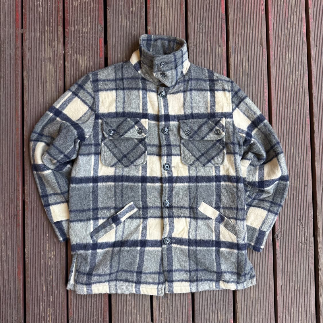 LLBean 양털 울 체크자켓 상품이미지2