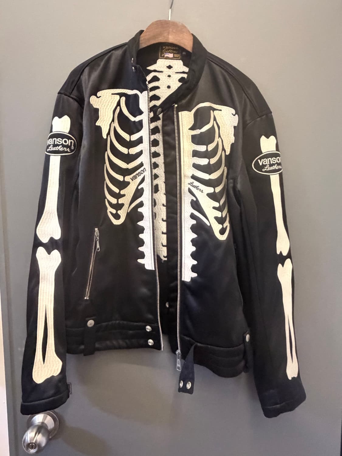 Vanson Leathers 스켈레톤 라이더 자켓 상품이미지6