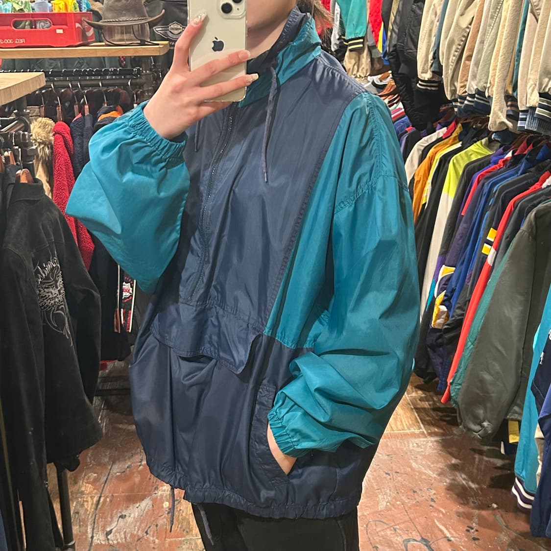 [HI] 나이키 아노락 네이비 상품이미지4