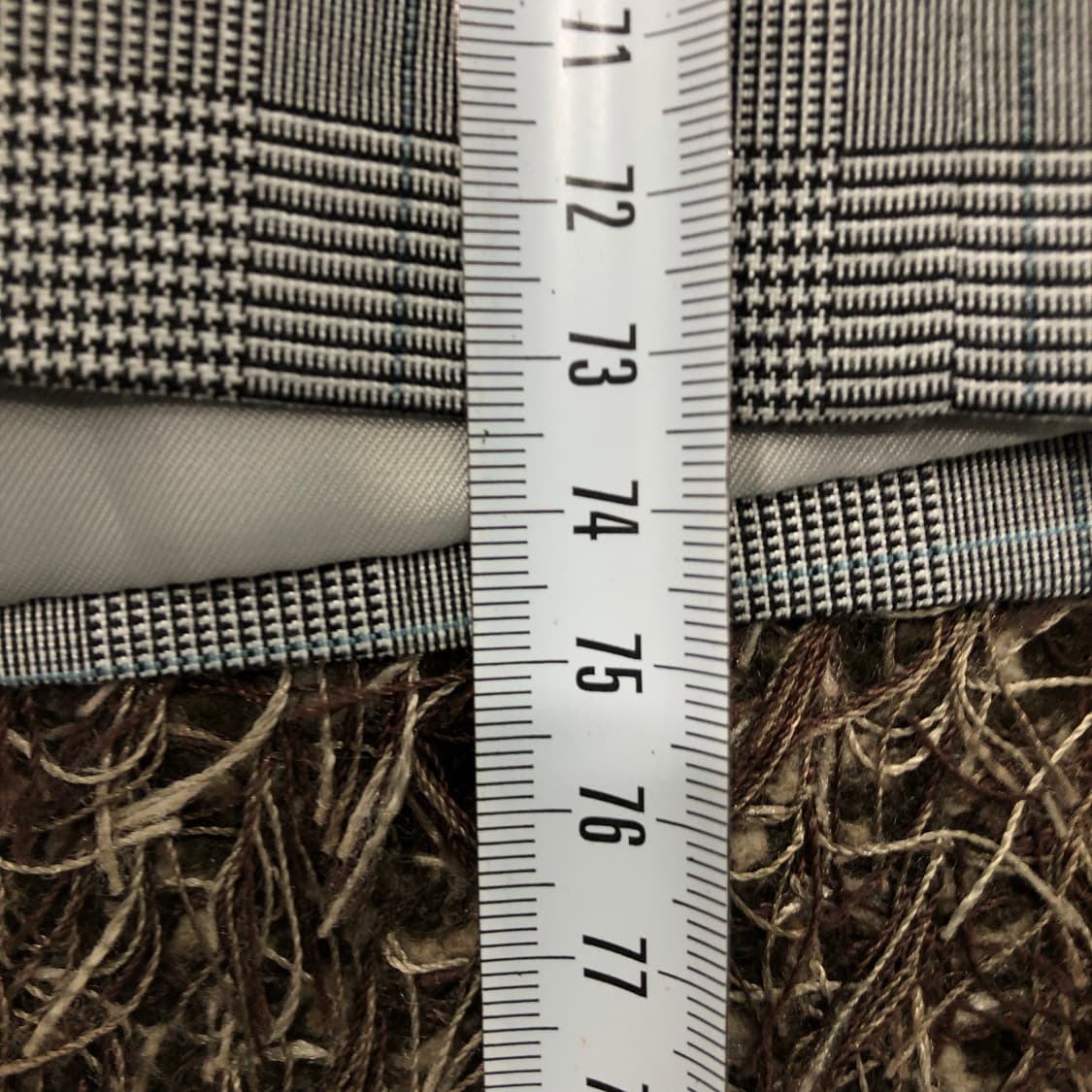 55 듀엘 체크 패턴 블레이저 자켓 상품이미지9