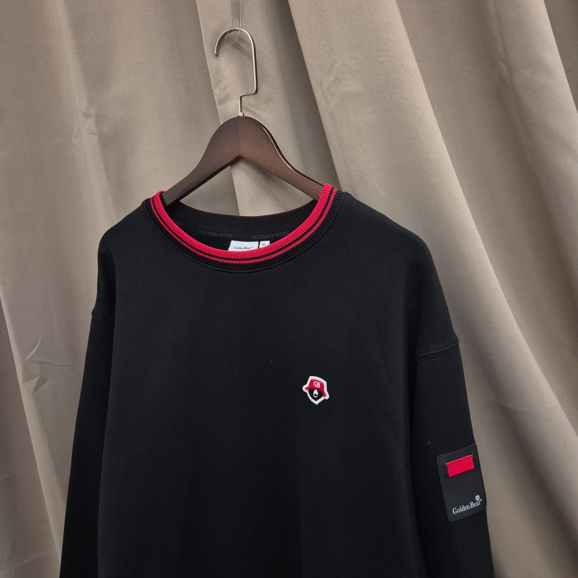 골든베어 스트라이프 리브 밴디드 맨투맨 상품이미지2